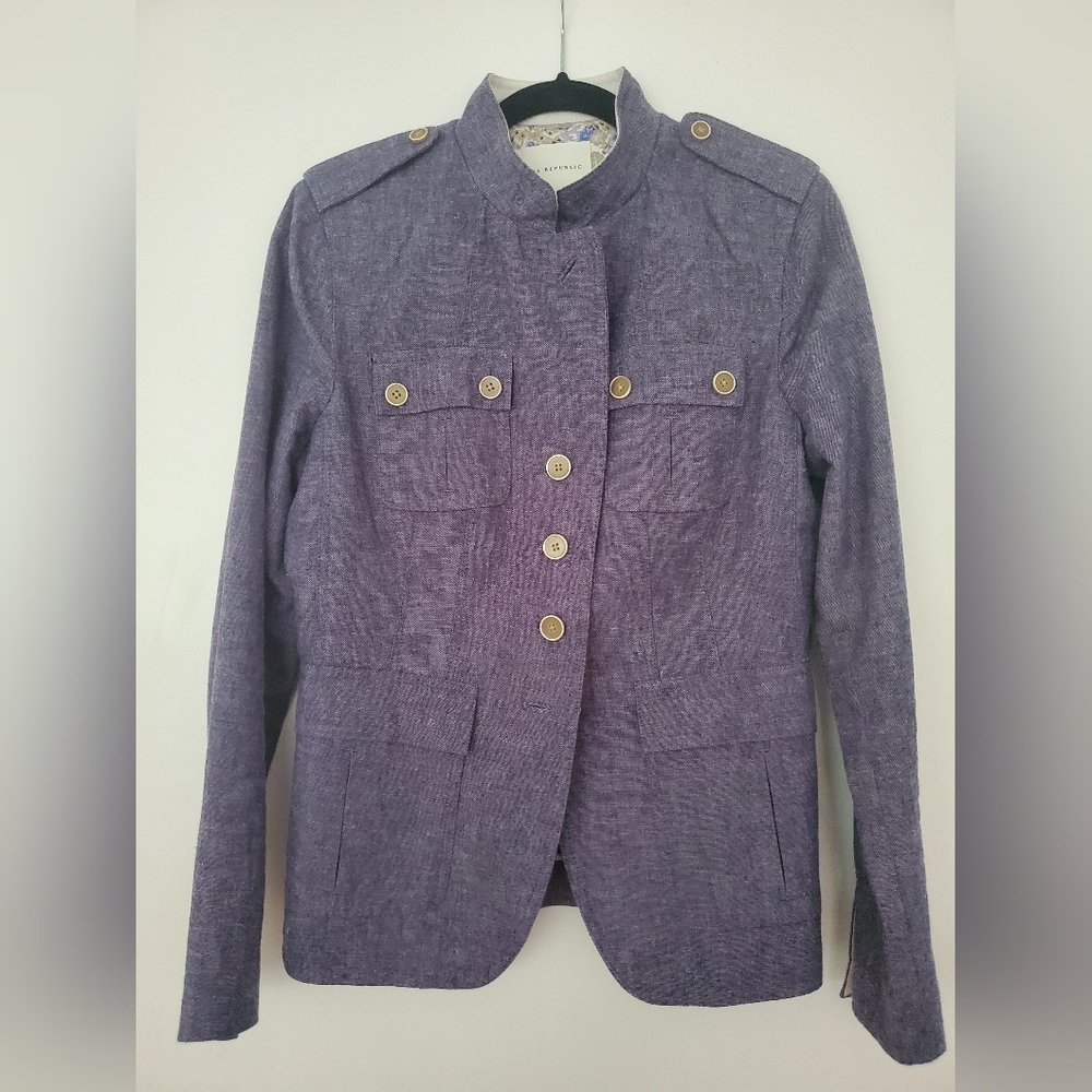 Banana Republic Lavender Utility Jacket